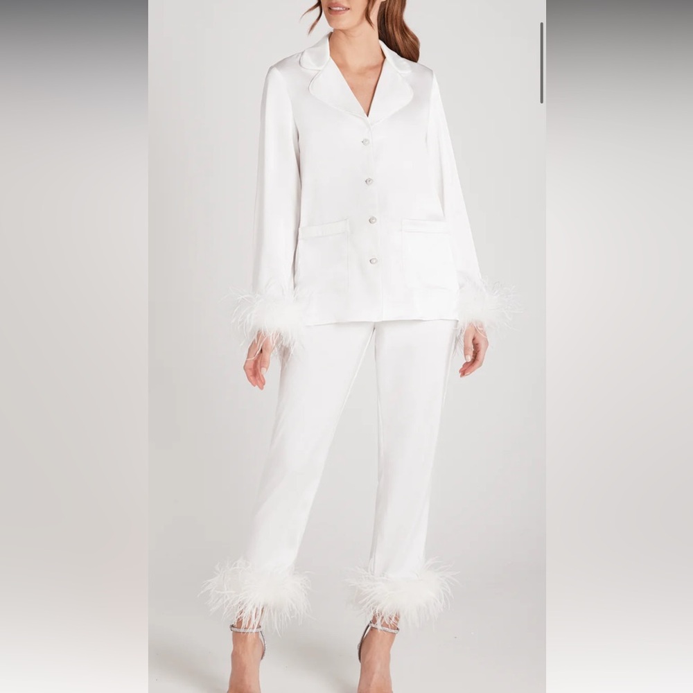 Nadine Merabi Darcie White Pajamas